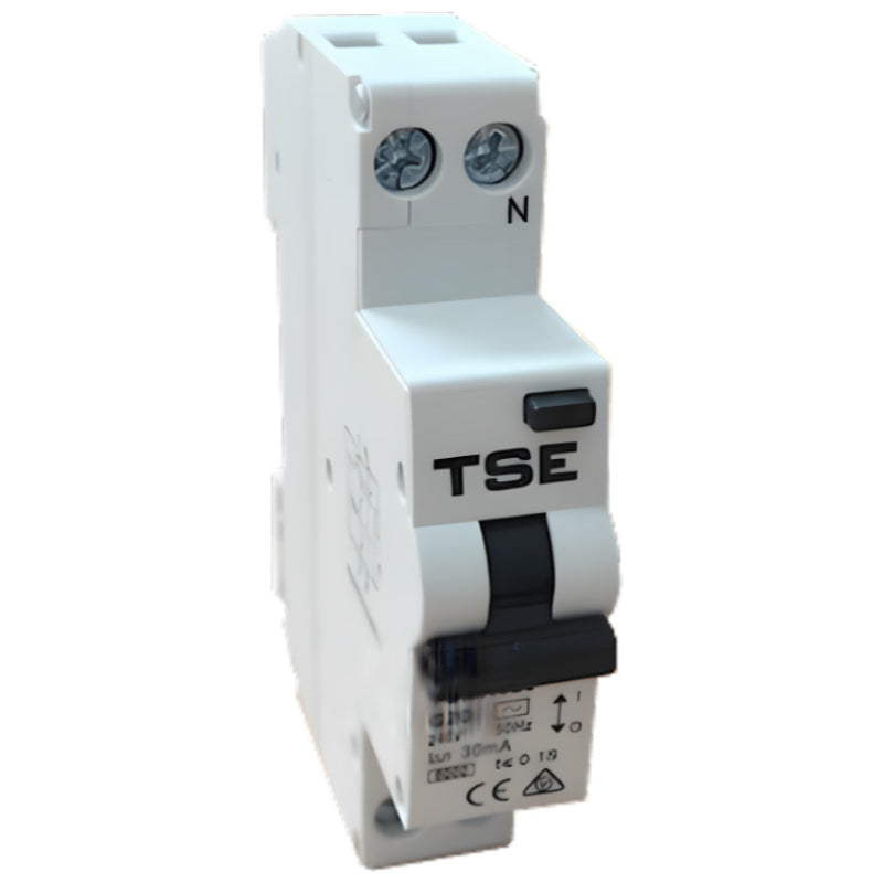 Residual Current Breaker with Overcurrent Protection (RCBO) 20A – 4.5kA, 30mA Trip (TSE)