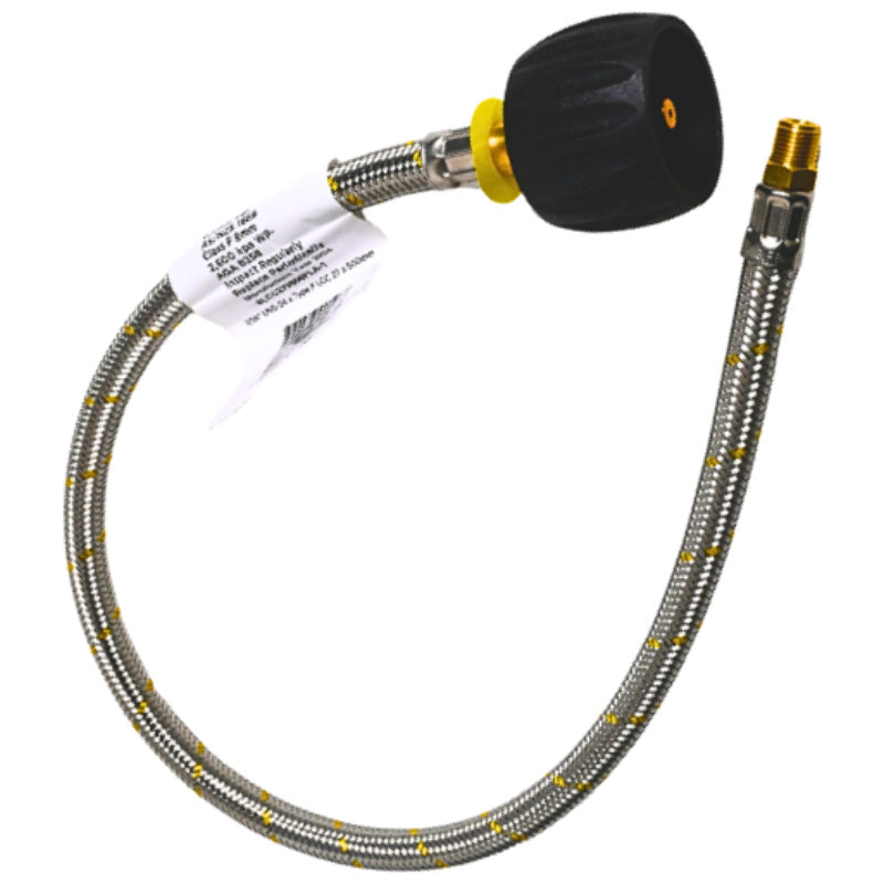 Bromic 8mm SS Pigtail 7/16-24 I/Flare x Type 27 (600mm)