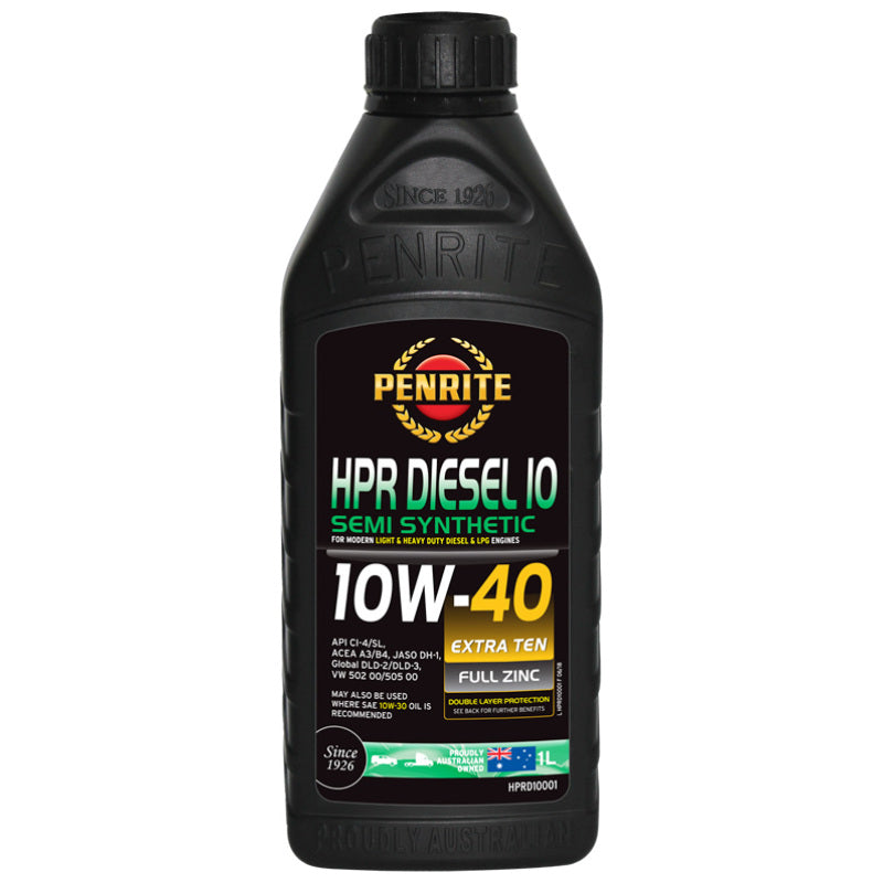 Penrite HPR Diesel 10 10W-40 Semi Synthetic Engine Oil 1L