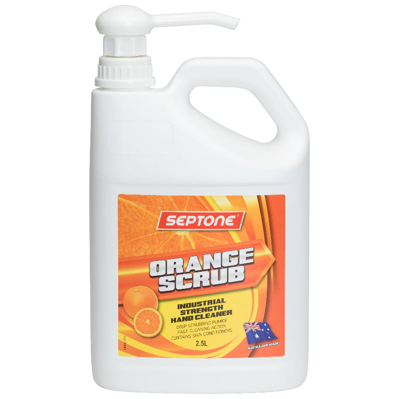 Septone Orange Scrub Industrial Strength Hand Cleaner 2.5L