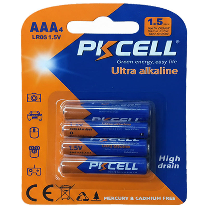 AAA Alkaline Batteries 4 Pack