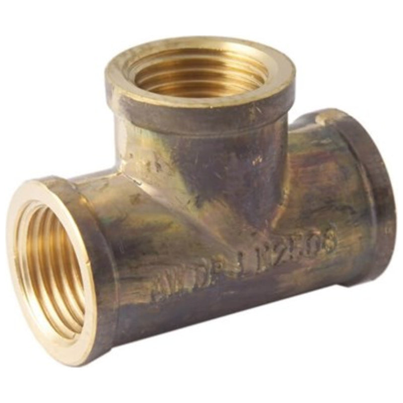 Metforge Tee FI Brass 15mm (Lead Free)