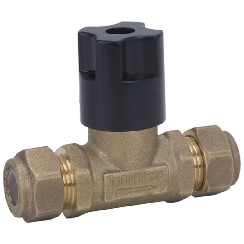 Logi Valve Isolation Non‑Return Valve CU Compression 15mm (Lead Free)