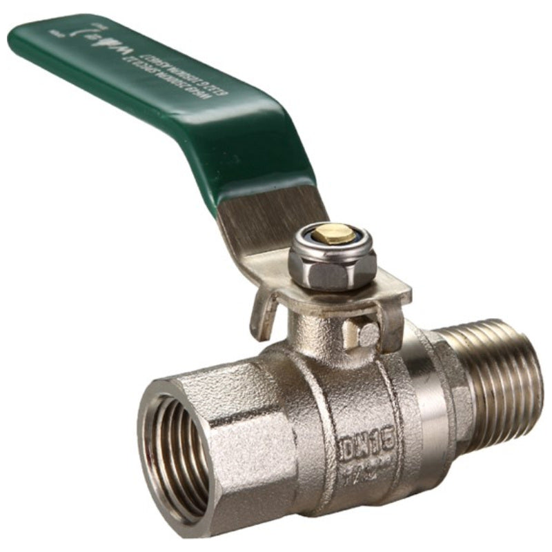 Logi Valve Dual Approved Ball Valve Lever Handle MI x FI 15mm (Lead Free)