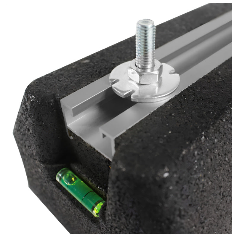 Heavy-Duty AC Anti-Skid Rubber Mounting Block Set – 450 x 163 x 98mm (WHD)