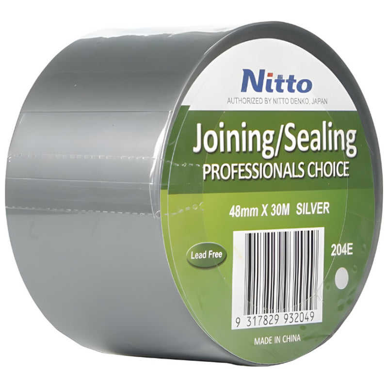 Nitto Premium Silver PVC Duct Tape 48mm – 30M Roll