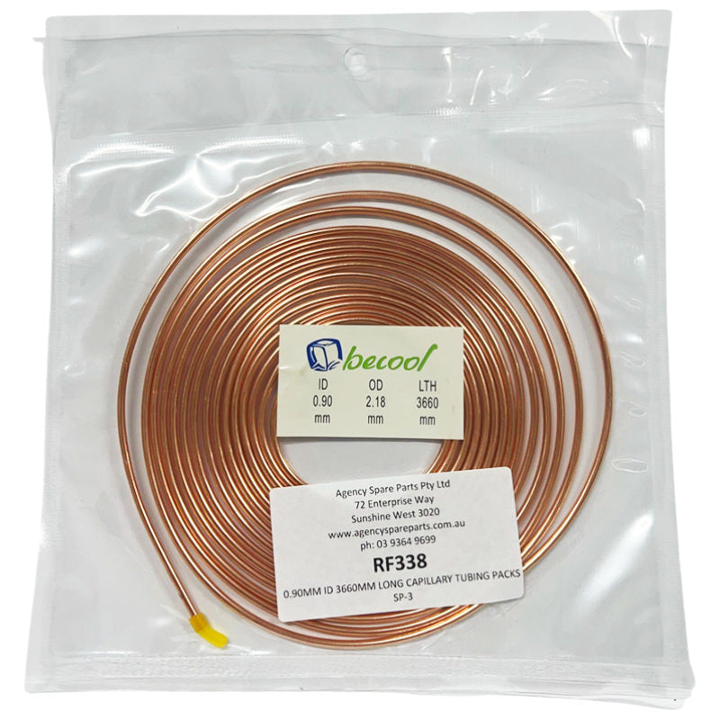 0.9mm ID × 3660mm Capillary Tubing Pack SP-3