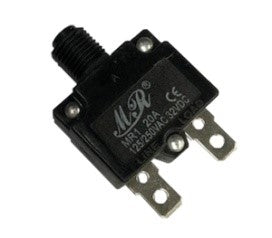 20A OVERLOAD PROTECTOR RESET SWITCH