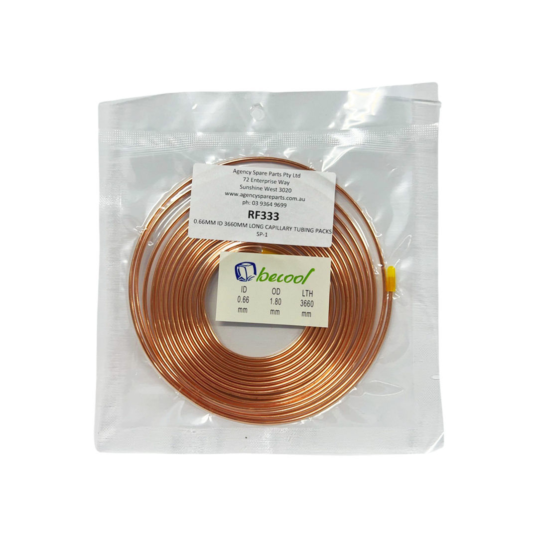 0.66MM ID 3660MM LONG CAPILLARY TUBING PACKS SP-1
