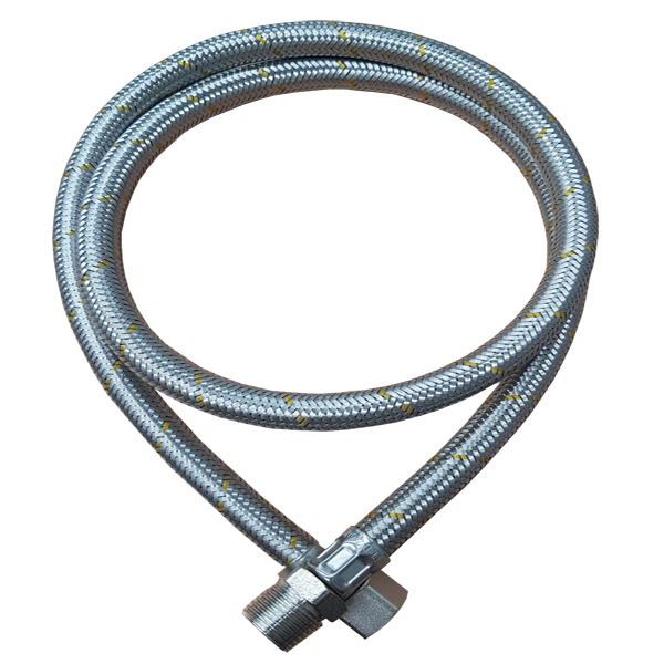 SEE SG130 1200mm BRAIDED GAS CONNECTION MxF 1/2 x 1/2