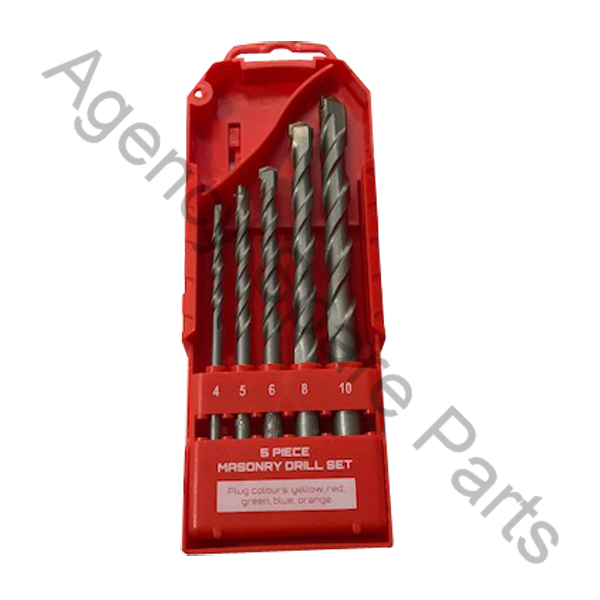 MASONARY DRILLS SET OF 5 ( 4,5,6,8,10 mm )