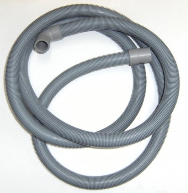 FLEXIBLE OUTLET HOSE 2MTR 90DEG ELBOW 19MM