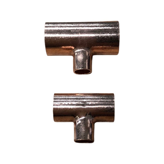 Copper Tee3/8" X 3/8" X 1/4"