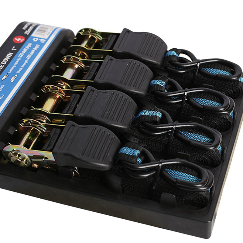 5M Ratchet Tie Down Four Pack