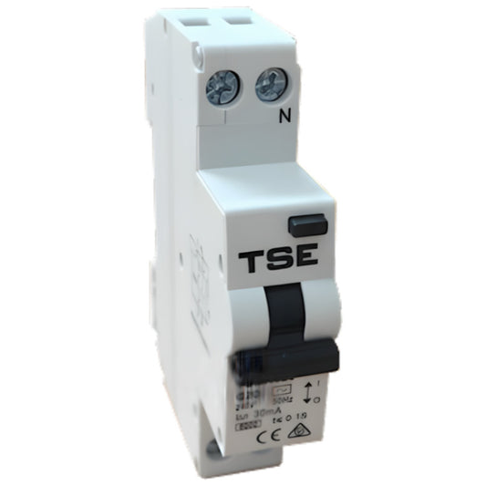 Residual Current Breaker with Overcurrent Protection (RCBO) 20A – 4.5kA, 30mA Trip (TSE)