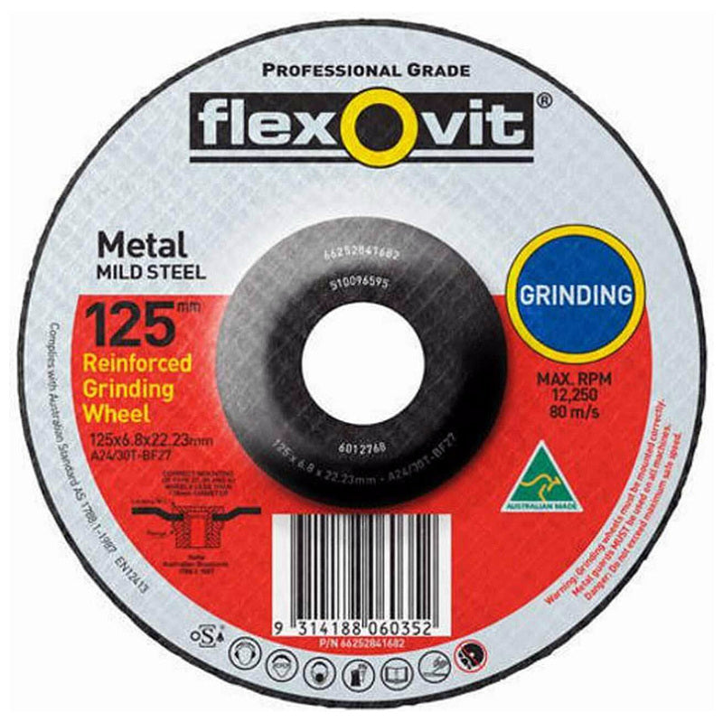 Grinding Disc General Purpose Metal 125x6.8x22mm