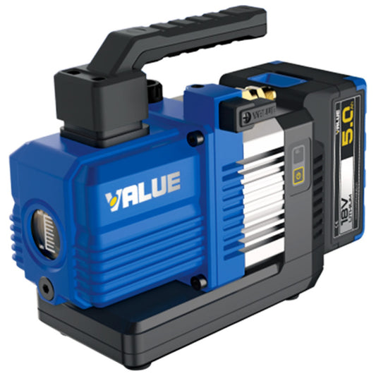 Double-Stage 2CFM Cordless Vacuum Pump Kit with 5Ah Battery