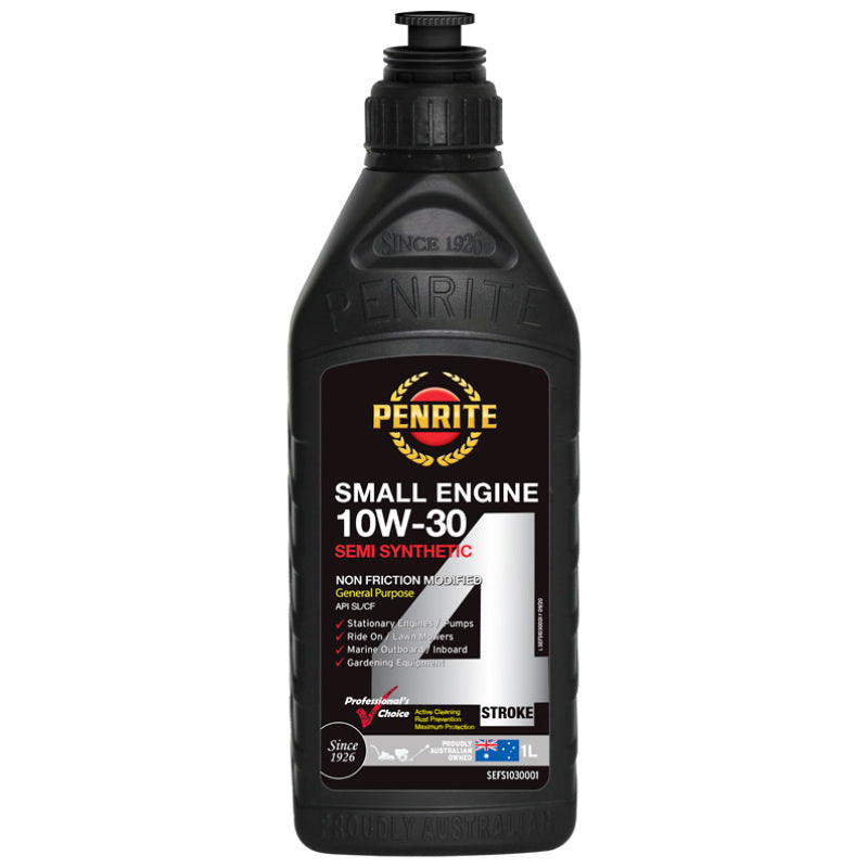 Penrite Small Engine 4-Stroke 10W-30 Semi Synthetic Oil 1L