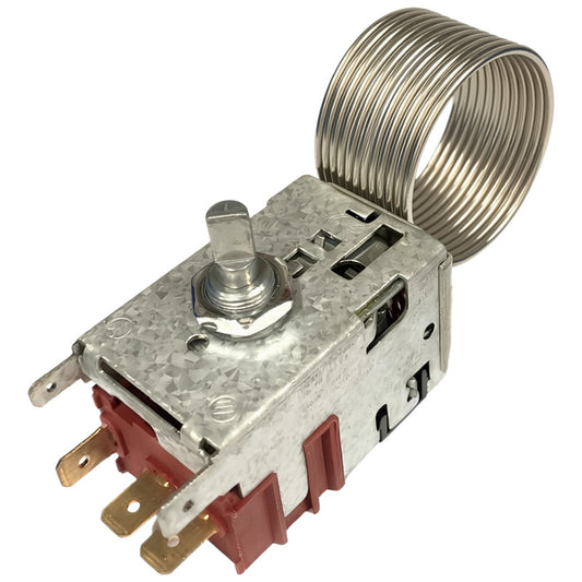 Danfoss Compatible Freezer Thermostat 800mm Dual Range (077B0021)