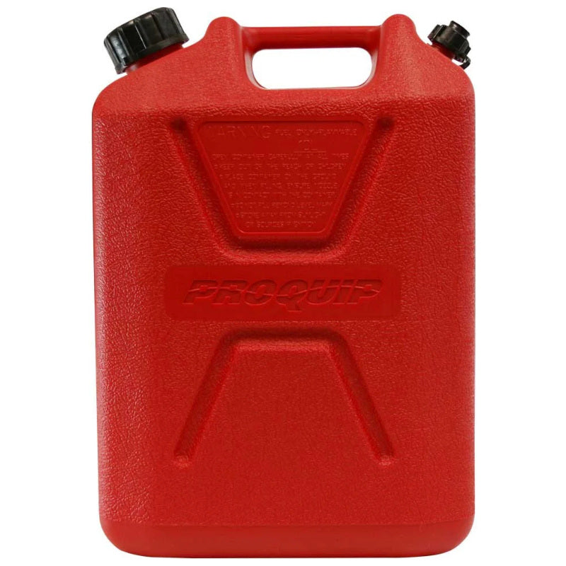 10L Plastic Fast Pour Fuel Can – Unleaded Red