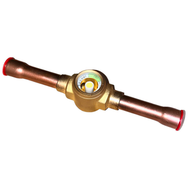 Universal Refrigerant Sight Glass 1/4” Solder (ODF) with Moisture Indicator
