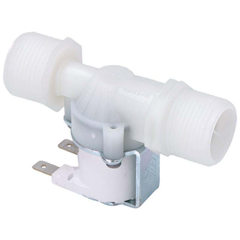 Universal Water Inlet Valve Single Straight 3/4 Inch Threads (1‑Way Only)