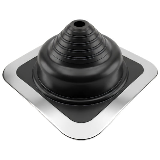 Black EPDM Pipe Boot Flashing 5–120mm – Dektite Style