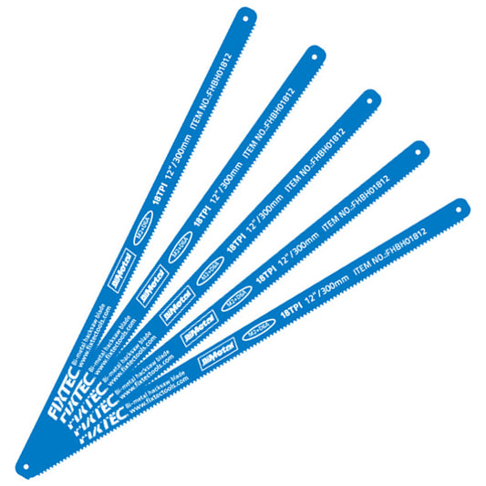 Hacksaw Blades 300mm 18TPI (5 Pack)