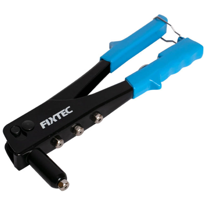 Heavy Duty 10.5" Hand Riveter with 4 Interchangeable Nozzles