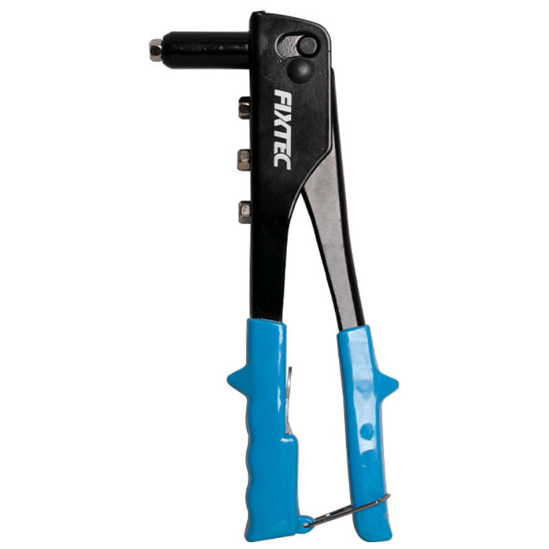 Heavy Duty 10.5" Hand Riveter with 4 Interchangeable Nozzles