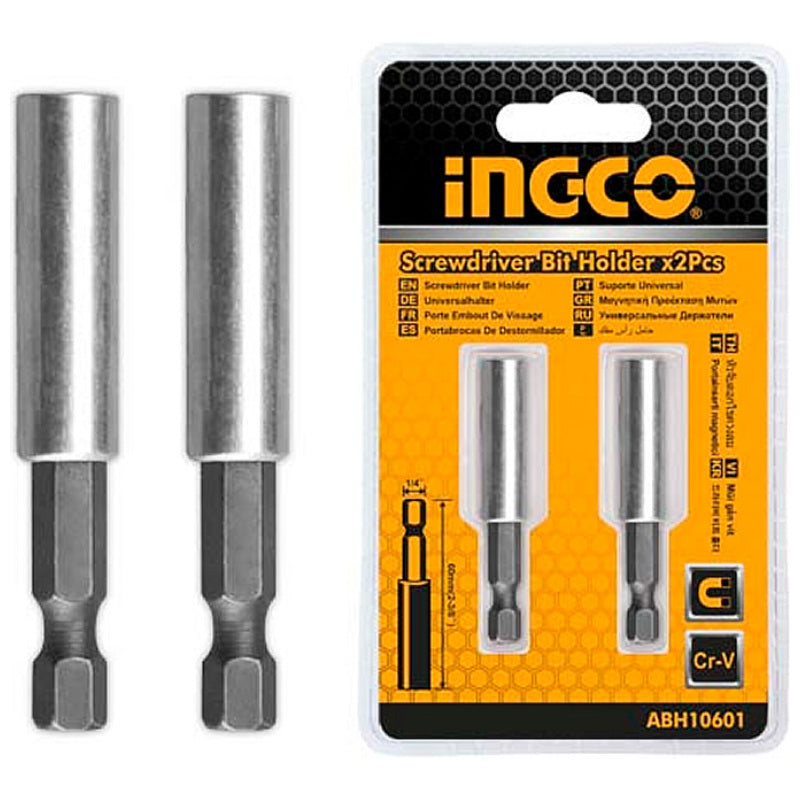 Magnetic Bit Holder Set for Screwdriver Bits 60mm 2 Piece
