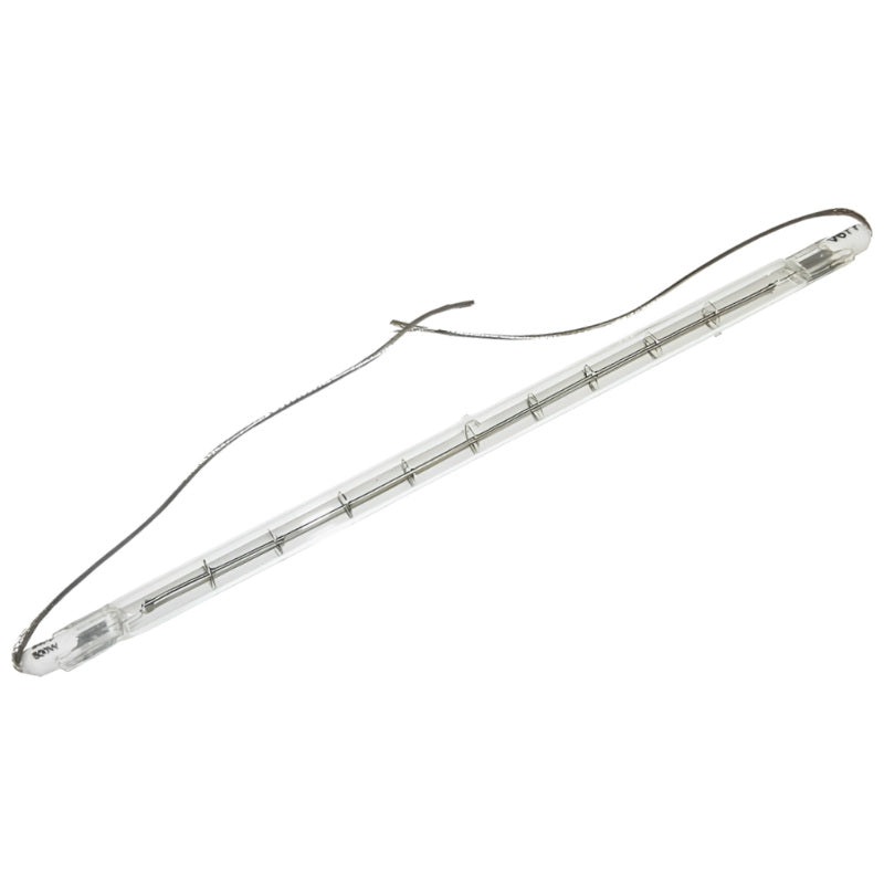 Quartz Infrared Heat Lamp 500W 240V 235mm – Ceramic End Caps (Attached Leads)