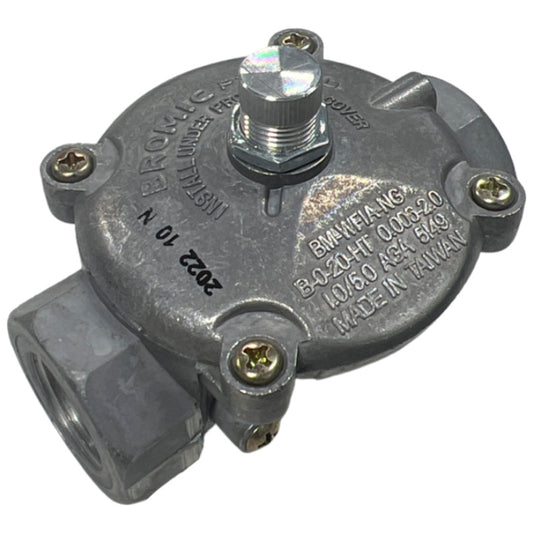 Bromic Natural Gas Governor 1/2″ BSP with Integral Test Point – 78 MJ/h