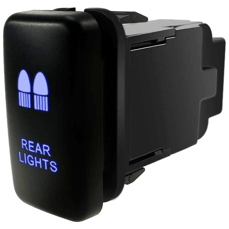 Rear Lights Switch with Blue LED Backlight 12V 3A Suits Toyota