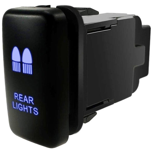 Rear Lights Switch with Blue LED Backlight 12V 3A Suits Toyota