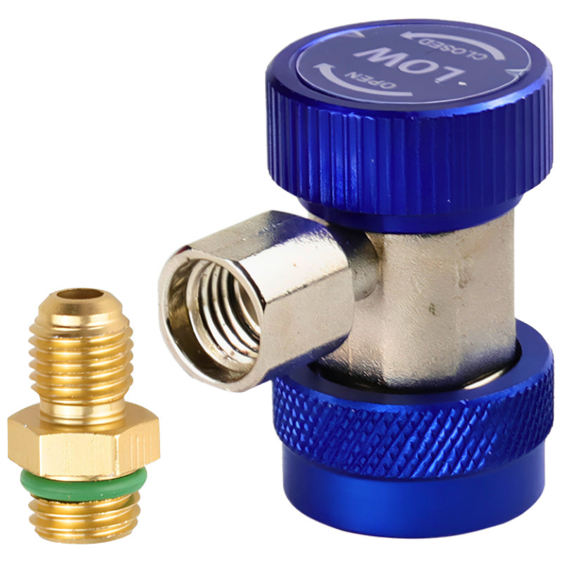 Low‑Side Quick Coupler 14 mm + Adaptor – Suits R134a