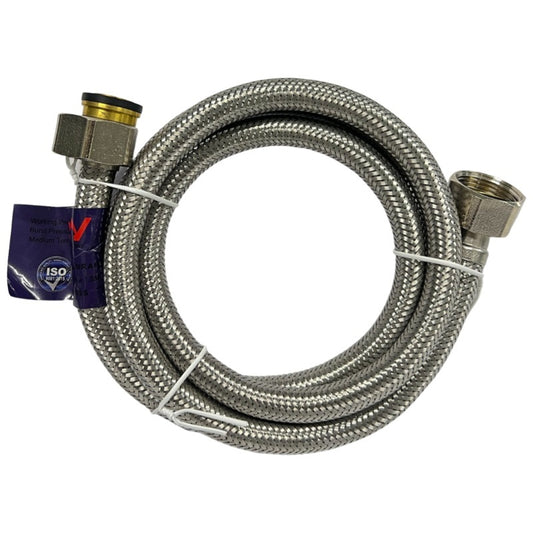 Universal Stainless Steel Water Hose 3/4″ F x 3/4″ F (2.2M)