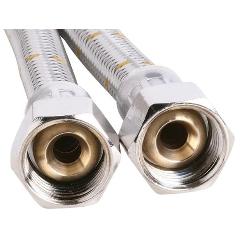 Bromic 10mm Stainless Steel Gas Hose 1/2″ BSP FC x 1/2″ BSP FC (600mm)