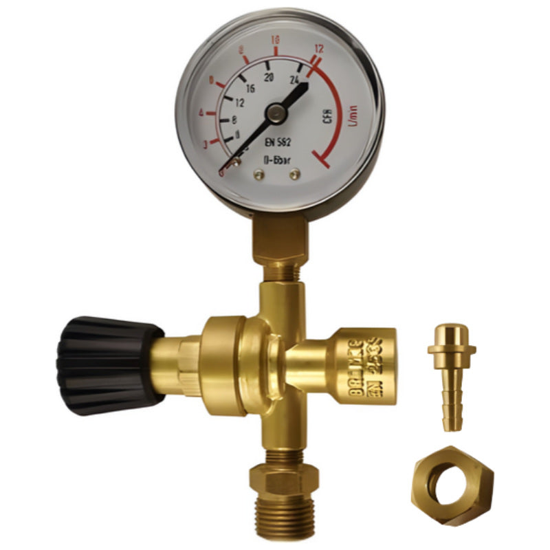 Bromic Regulator with Flow Gauge
