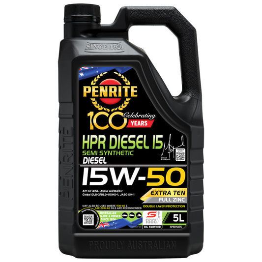 Penrite HPR Diesel 15 15W-50 Semi Synthetic Engine Oil 5L