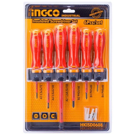 Insulated Screwdriver Set 6 Pieces
