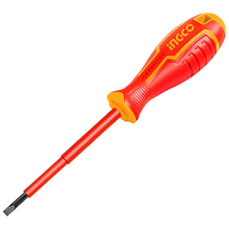 Ingco Insulated Slotted Screwdriver SL5.5 x 125mm