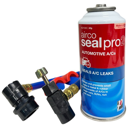 Airco Seal Pro 2 Automotive A/C Leak Sealer Kit – Includes R134a Hose