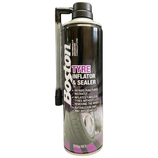 Boston Tyre Inflator & Sealer 350g