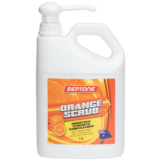 Septone Orange Scrub Industrial Strength Hand Cleaner 2.5L