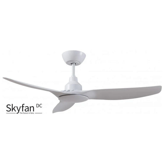 Skyfan 3-Blade DC Ceiling Fan White 1300mm