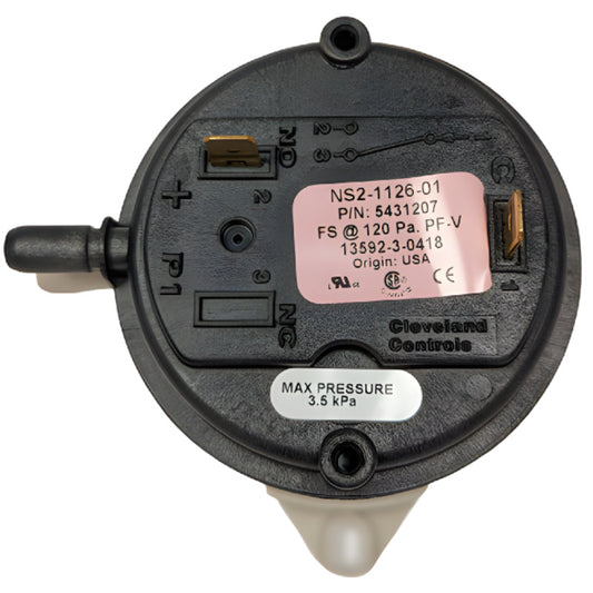 Bonaire Pressure Switch 120Pa – Suits MB5 Units (5431207SP)