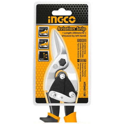 Ingco Aviation Tin Snip Left 250mm (10")