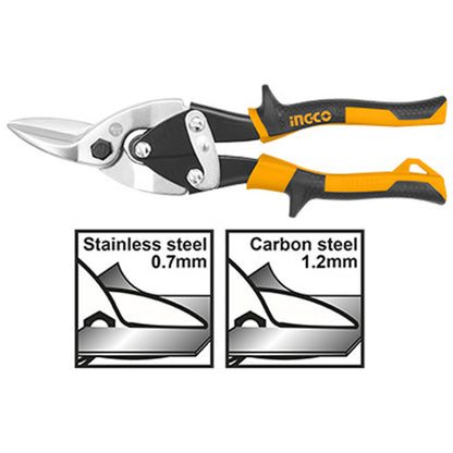 Ingco Aviation Tin Snip Left 250mm (10")