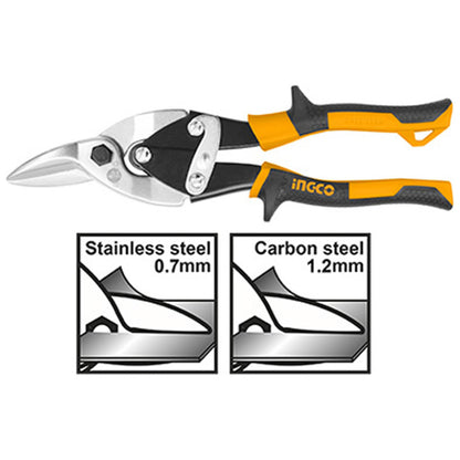 Ingco Right-Cut Aviation Tin Snips 250mm 10"